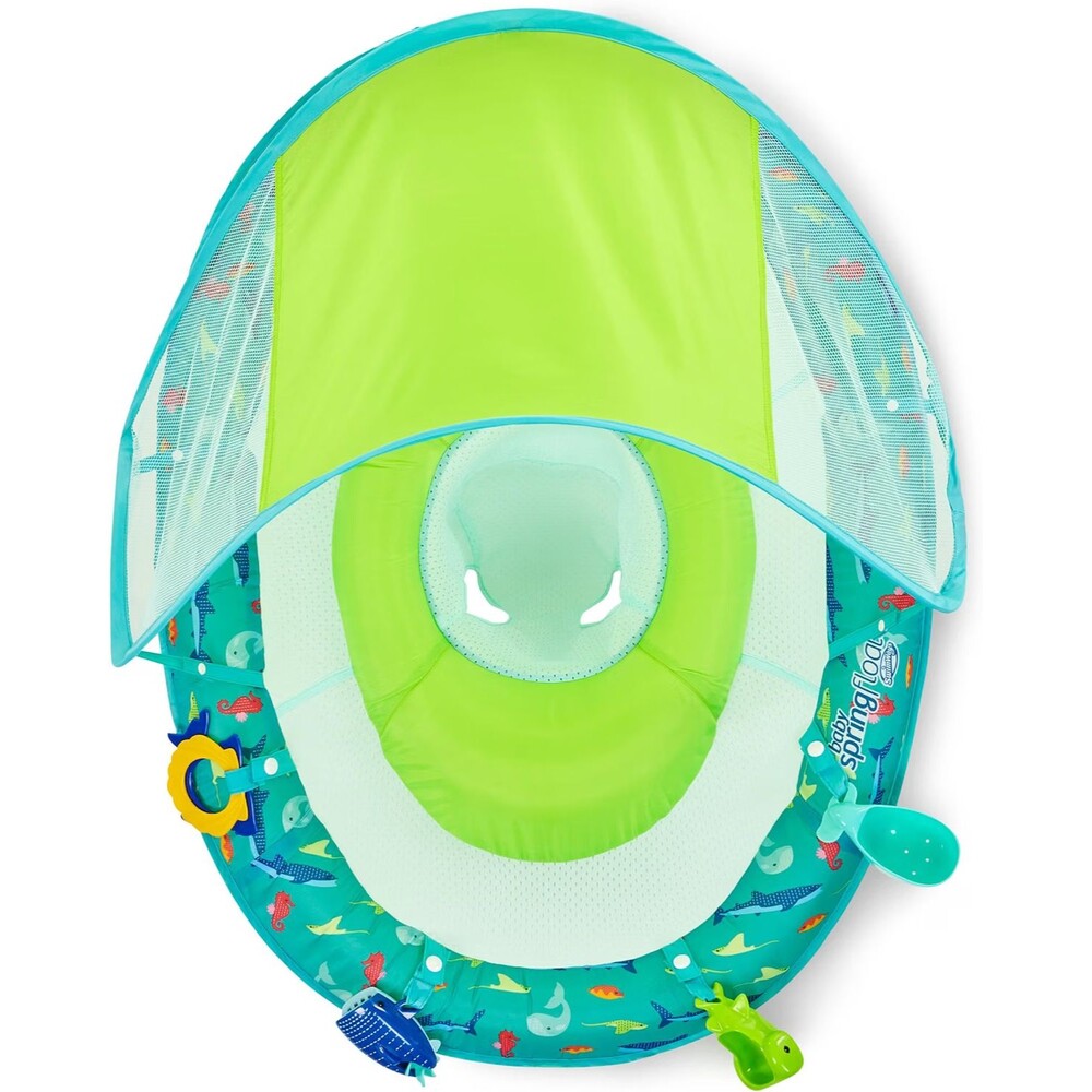 Swimways Infant Baby Spring Float - Green - Picture 3 of 15